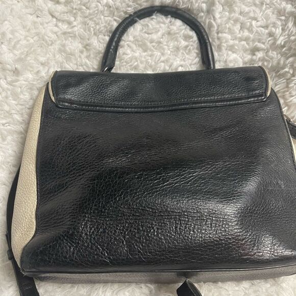 Kate Spade leather Black and Cream Leather small Satchel - Picture 7 of 16